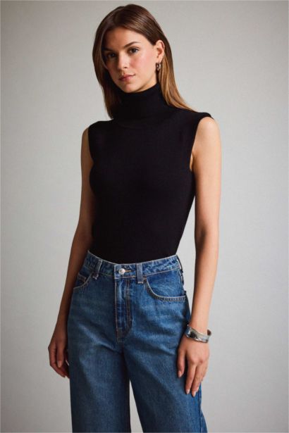 Turtleneck Tank Top