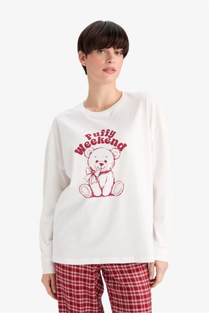 Regular Fit Crew Neck Knitted Tops