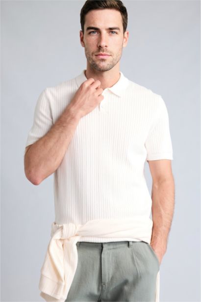 Standard Fit Short Sleeve Polo T-Shirt