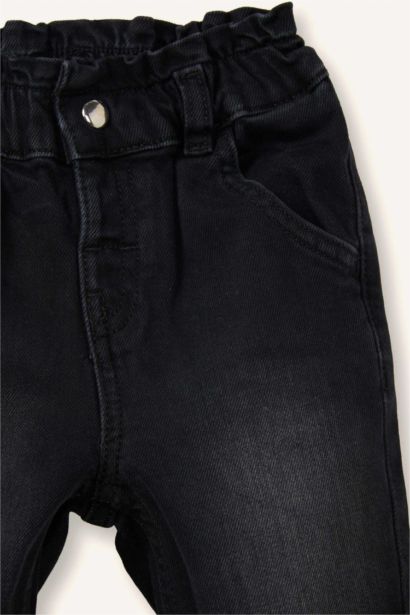 Baby Girl Paperbag Flared Jeans