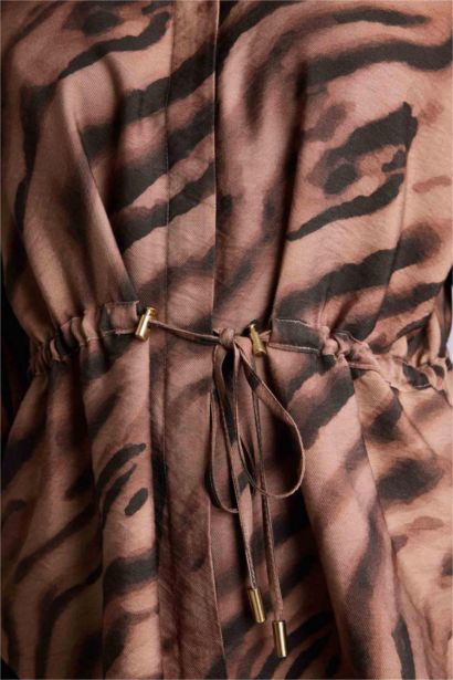 Relax Fit Shirt Collar Long Sleeve Shirt