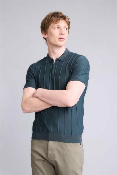 Standard Fit Short Sleeved Polo T-Shirt