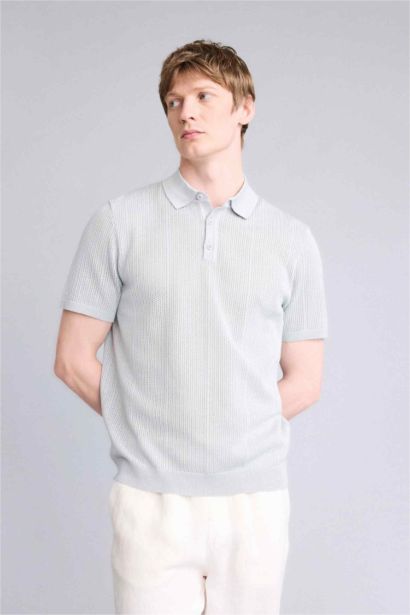 Standard Fit Short Sleeved Polo T-Shirt