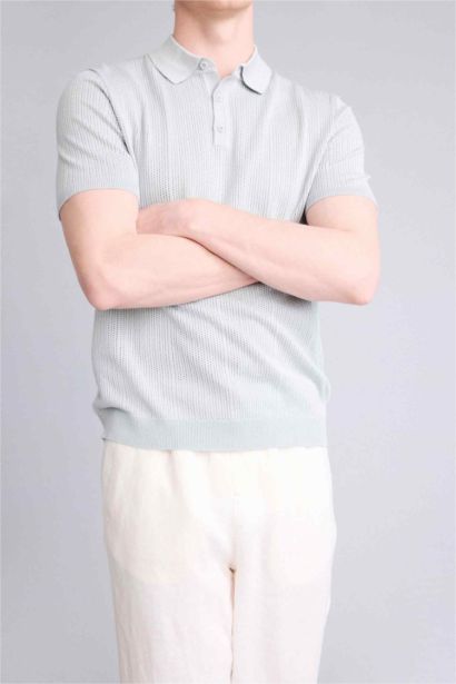 Standard Fit Short Sleeved Polo T-Shirt