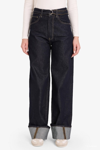 Straight Wide Yüksek Bel Jean