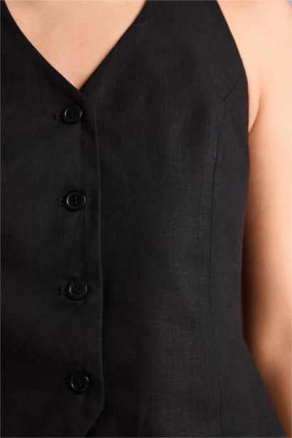 Жилет из льна для женщин