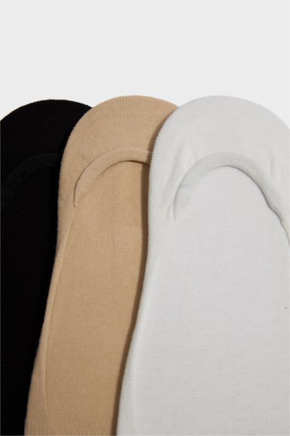 Lot de 3 Chaussettes ballerines en coton pour femme