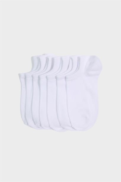 Kadın 7'li Pamuklu Sneaker Çorap