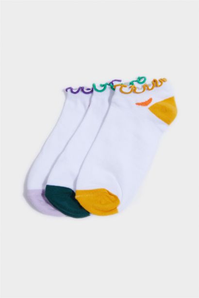 3 piece Cotton Short Socks