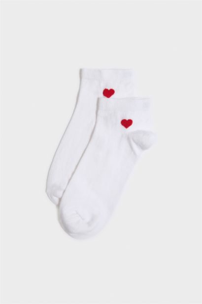 Kadın 3'lü Pamuklu Patik Çorap