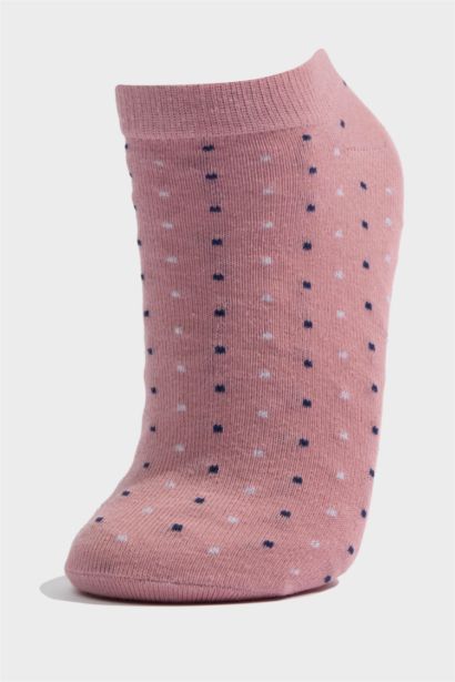 Kadın 5'li Pamuklu Patik Çorap