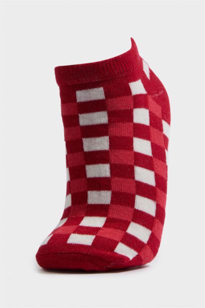 Kadın 5'li Pamuklu Patik Çorap