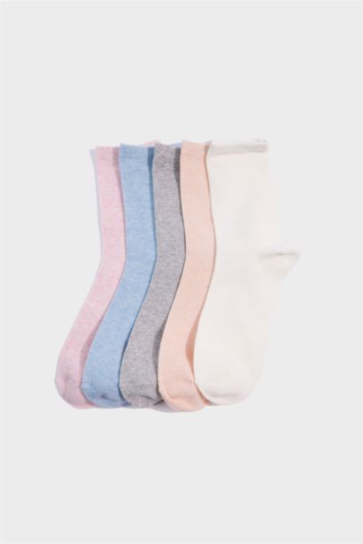 شرابات طويلة حريمي قطن - 5 قطع