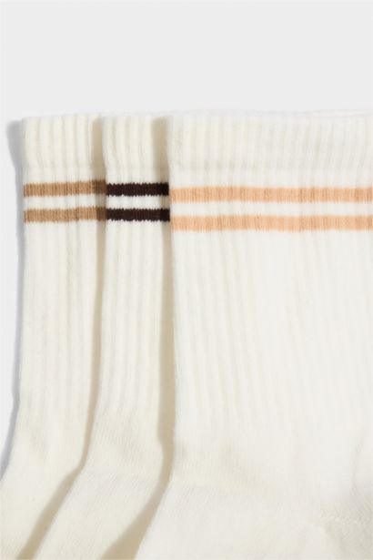 شرابات طويلة حريمي قطن - 3 قطع