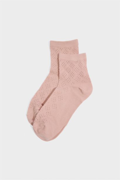 3'lü Pamuklu Soket Çorap