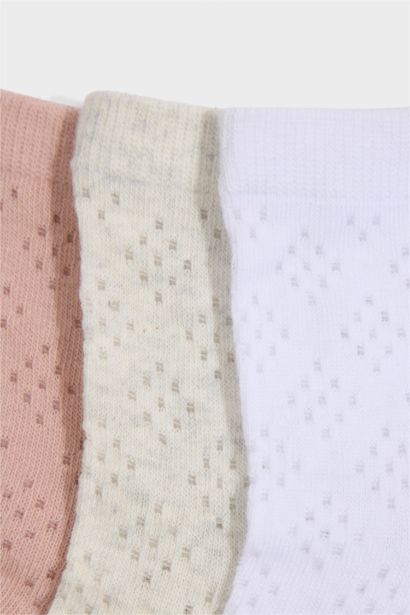 3'lü Pamuklu Soket Çorap