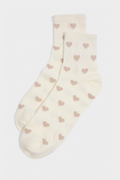 Kadın 5'li Pamuklu Soket Çorap