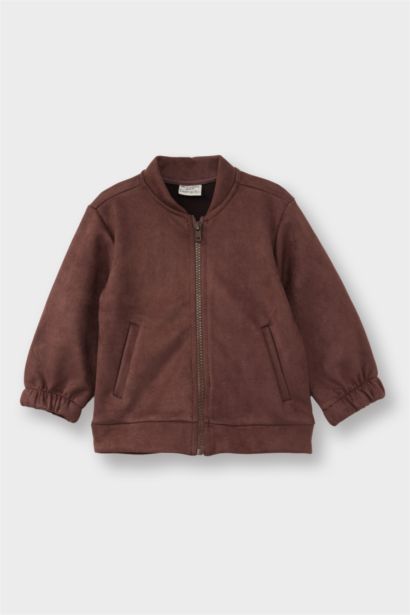Boy Suede Bomber Jacket