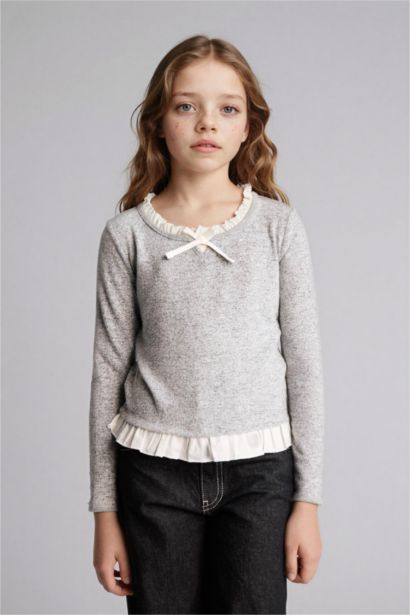 تيشيرت ردن طويل قصة مريحة