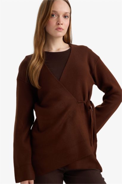 Regular Fit V-Neck Knitwear Cardigan