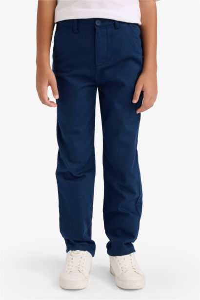 Pantalon en gabardine droit pour garçon