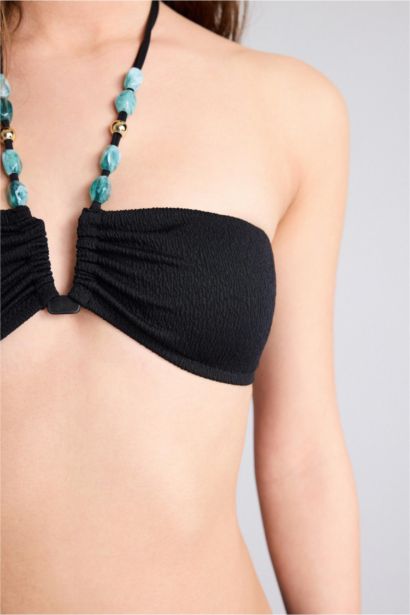 Regular Fit кринкл мата бикини үсті