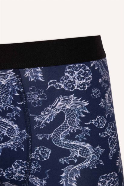 Regular Fit Hayvan Baskılı 3'lü Boxer