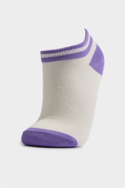 Lot de 5 Chaussettes invisibles en coton pour fille