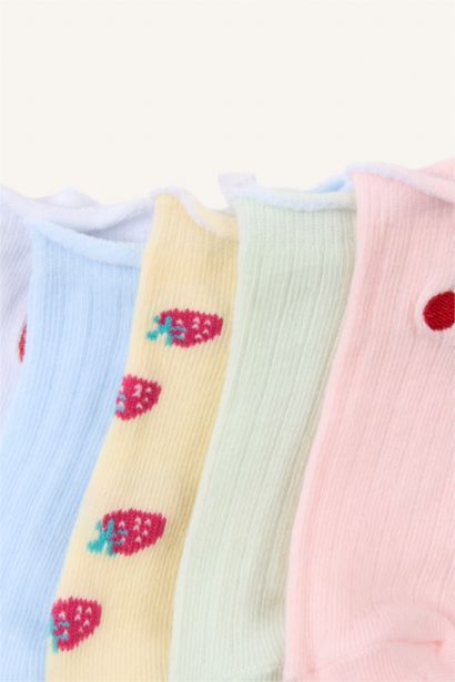 Girl 5 Piece Short Socks
