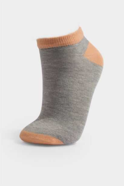 5'li Pamuklu Patik Çorap Kız Çocuk