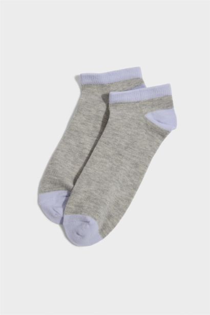 5'li Pamuklu Patik Çorap Kız Çocuk