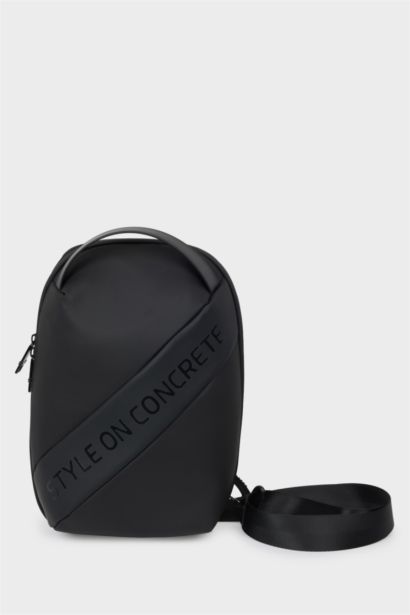 Faux Leather Crossbody Bag