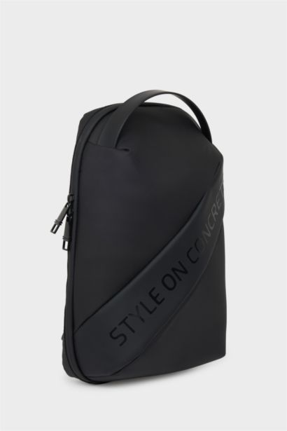 Faux Leather Crossbody Bag