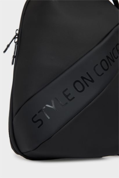 Faux Leather Crossbody Bag