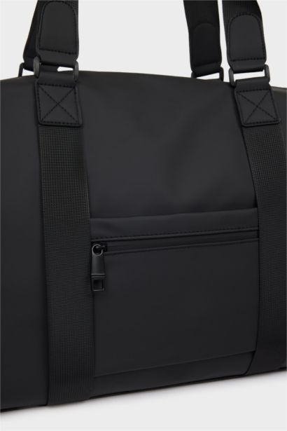 Faux Leather Sports And Travel Bag