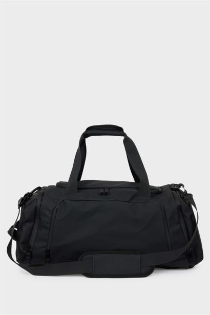 Faux Leather Sports And Travel Bag