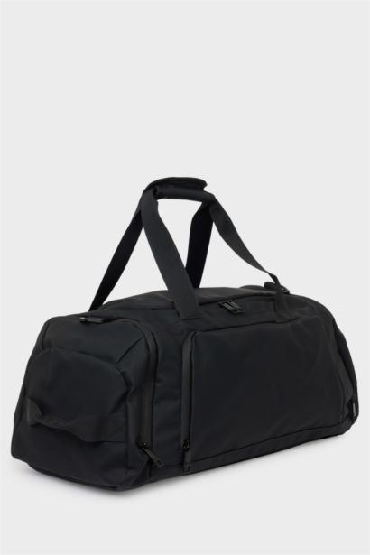 Faux Leather Sports And Travel Bag