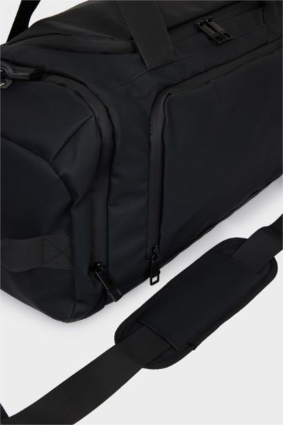 Faux Leather Sports And Travel Bag