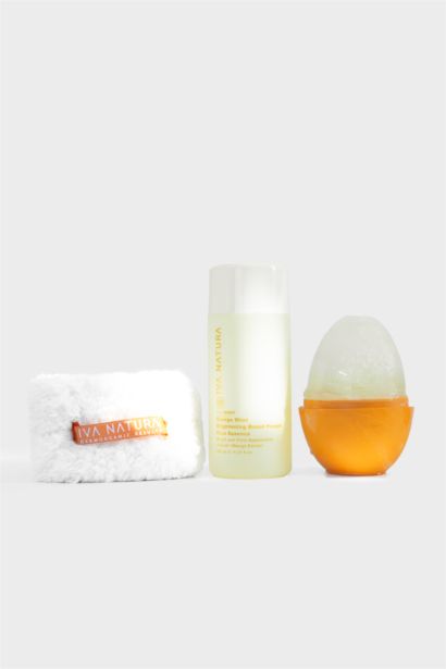 Iva Natura Orange Face Shot - Frozen Face Essence 3'lü Set