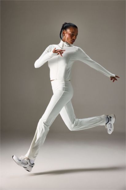 بنطلون رياضي فلير فيت برجل واسع شارلستون