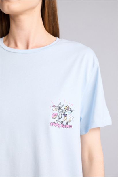 Looney Tunes Bisiklet Yaka Gecelik