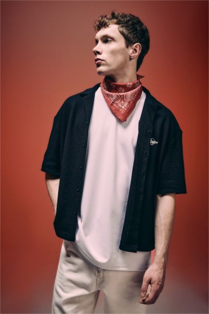 Boxy Fit Short Sleeve Shirt