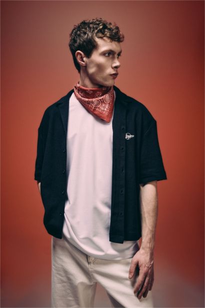 Boxy Fit Short Sleeve Shirt