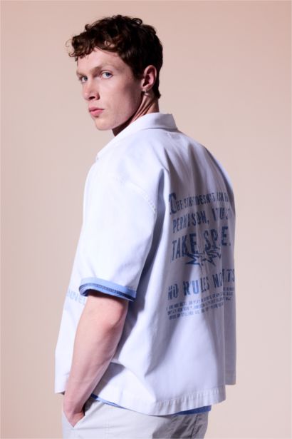 100% Cotton Boxy Fit Shirt