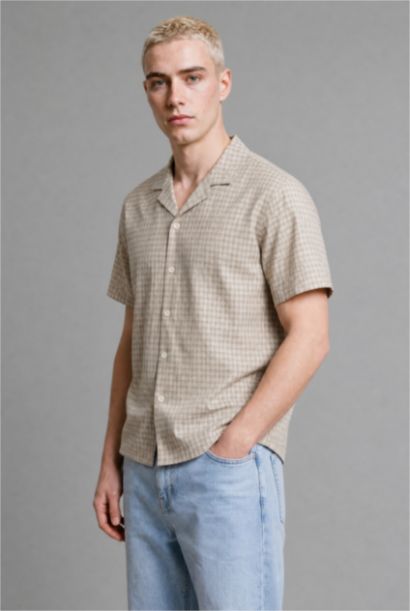 Boxy Fit Short Sleeve Shirt