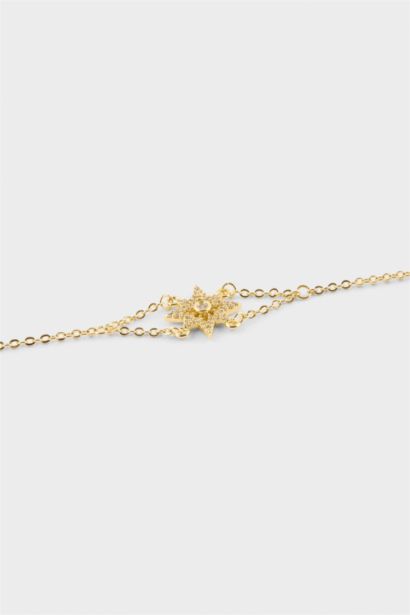 Reis X DeFacto Kartanesi Desenli Gold Bileklik