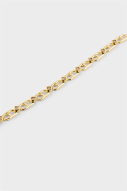 Reis X DeFacto Taşlı Gold Bileklik