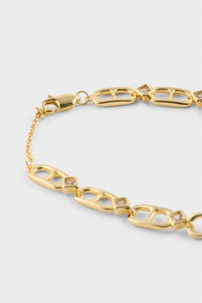 Reis X DeFacto Taşlı Gold Bileklik