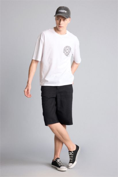Baggy Fit Bermuda Shorts