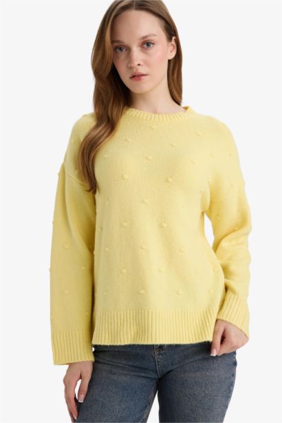 Relax Fit Crew Neck Knitwear Pullover